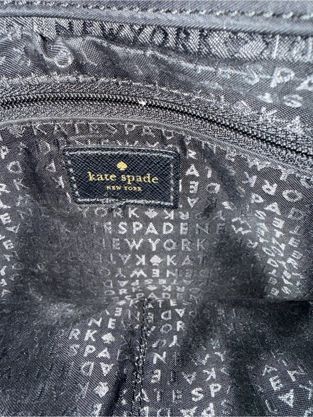 Kate Spade New York Black Nylon Crossbody Shoulder Bag Convertible Purse